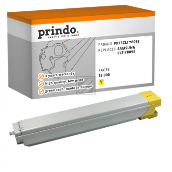 Prindo Toner-Kit gelb (PRTSCLTY809S) ersetzt Y809