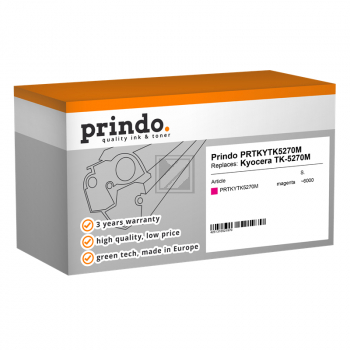 Prindo Toner-Kit magenta (PRTKYTK5270M) ersetzt TK-5270M