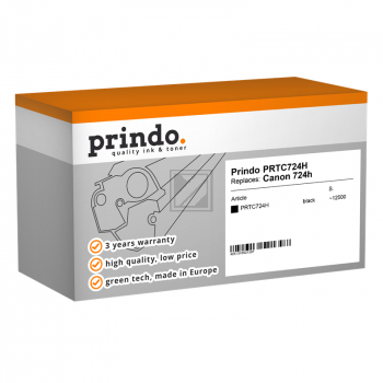 Prindo Toner-Kartusche schwarz HC (PRTC724H) ersetzt 724H