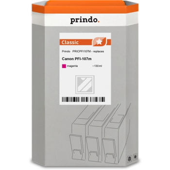 Prindo Tintenpatrone (Classic) magenta (PRICPFI107M) ersetzt PFI-107M