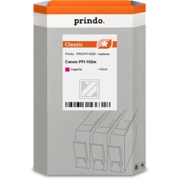 Prindo Tintenpatrone (Classic) magenta (PRICPFI102M) ersetzt PFI-102M