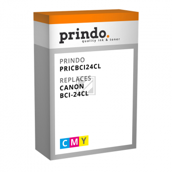 Prindo Tintenpatrone cyan/magenta/gelb (PRICBCI24CL) ersetzt BCI-24C