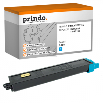 Prindo Toner-Kit cyan (PRTKYTK8315C) ersetzt TK-8315C