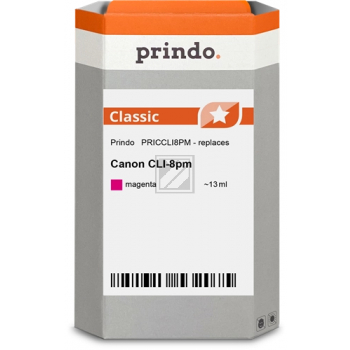 Prindo Tintenpatrone (Classic) photo magenta (PRICCLI8PM) ersetzt CLI-8PM