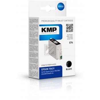 KMP Tintenpatrone schwarz HC (1005,4001, E74) ersetzt T0431