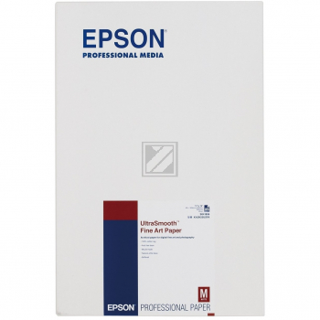 Epson Ultrasmooth Fine Art Papier (325) DIN A3+ 25 Seiten weiß (C13S041896)