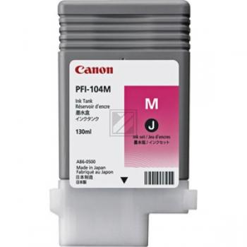 Original Canon 3631B001 / PFI-104M Tinte magenta