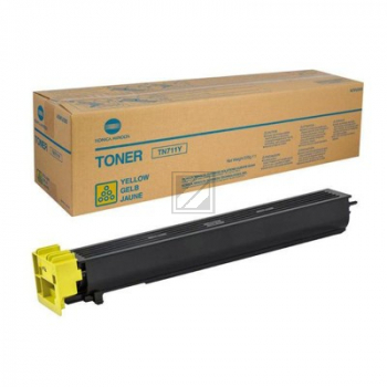 ORIGINAL Konica Minolta Toner Gelb A3VU250 TN711Y ~31500 Seiten