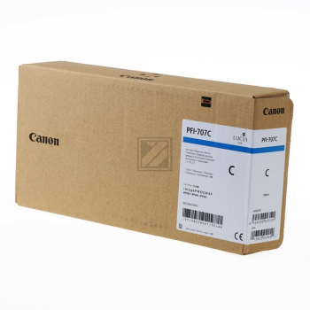 Original Canon 9822B001 / PFI-707C Tinte cyan