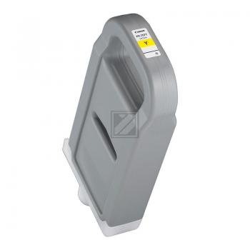 Original Canon 9824B001 / PFI-707Y Tinte gelb