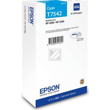 Epson Tintenpatrone cyan HC plus (C13T754240, T7542)