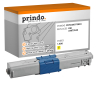 Prindo Toner-Kit gelb (PRTO44973533) ersetzt 44973533