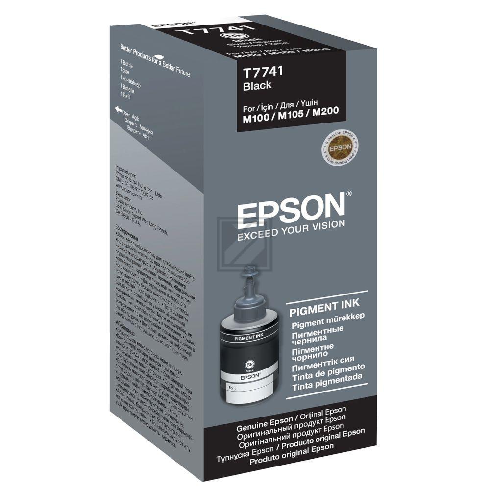 Original Epson C13T77414A / T7741 Tinte schwarz