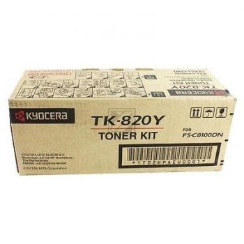 Original KYOCERA 1T02HPAEU0 / TK-820Y Toner gelb