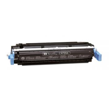 HP Toner-Kartusche schwarz (C9720A, 641A) Qualitätsstufe: B Verpackung: Schwarz Weiß