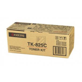 Original KYOCERA 1T02FZCEU0 / TK-825C Toner cyan