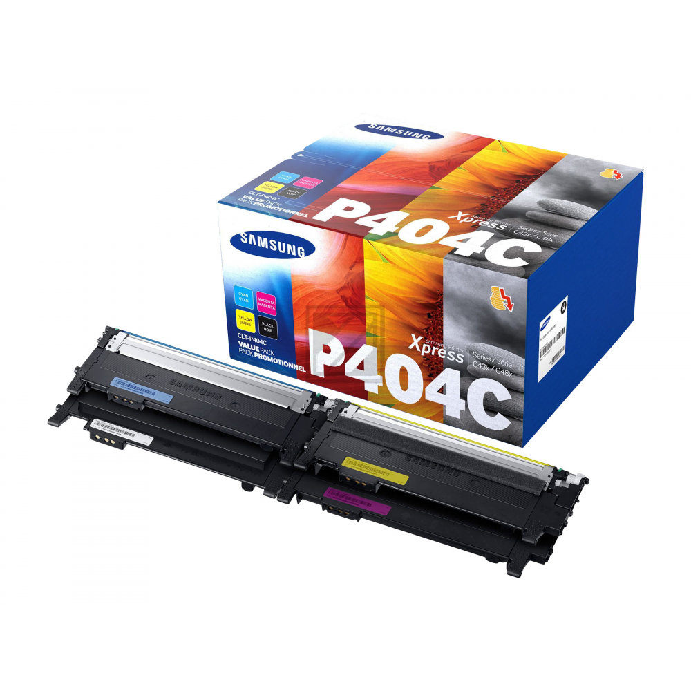 HP Toner-Kit gelb, magenta, schwarz, cyan (SU365A, P404)