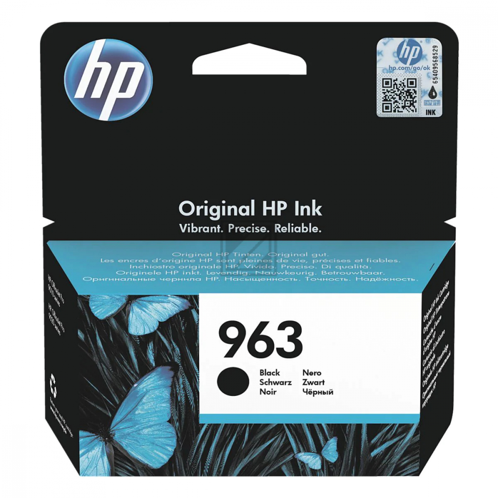 HP Tintendruckkopf schwarz (3JA26AE#BGX, 963)