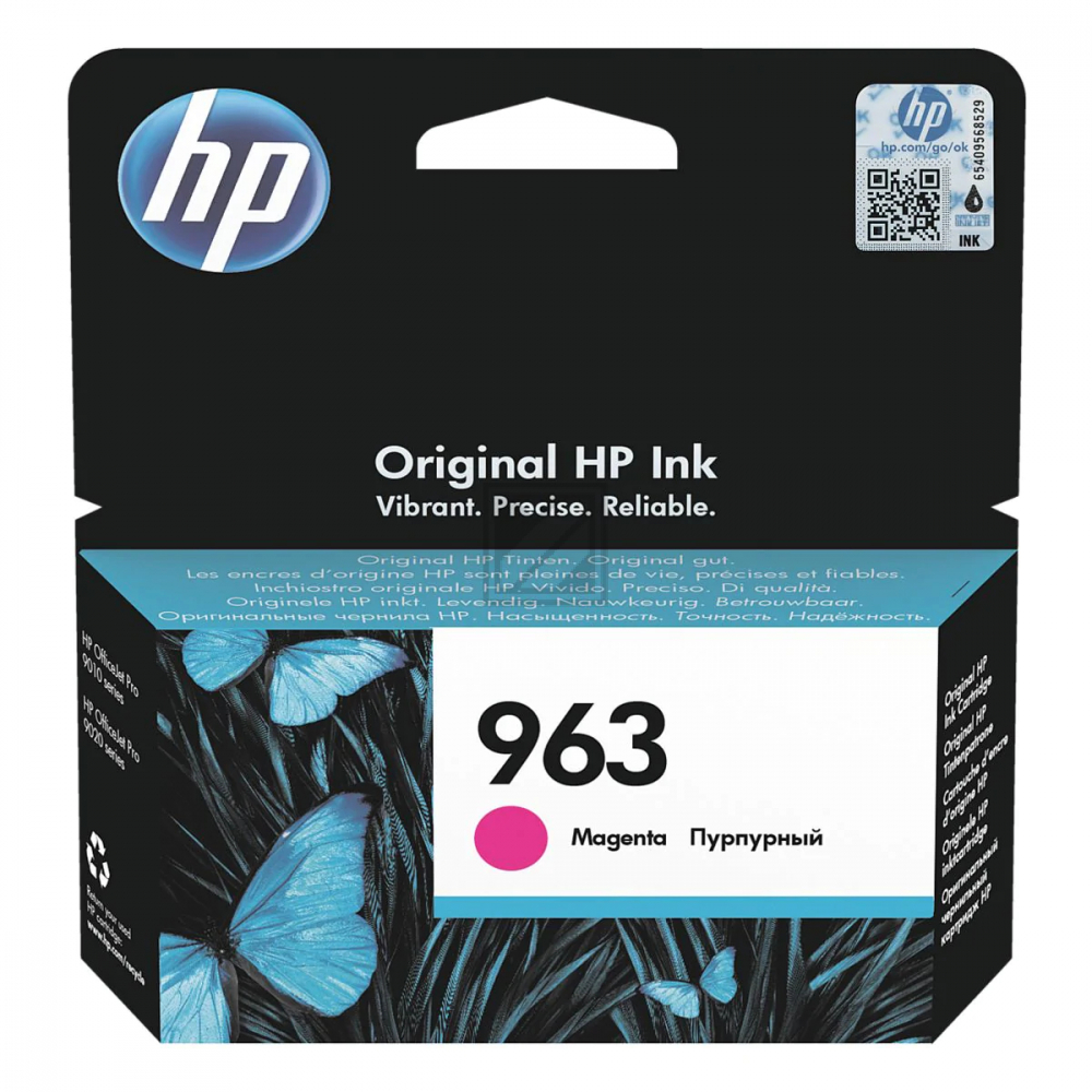 HP Tintendruckkopf magenta (3JA24AE#BGX, 963)