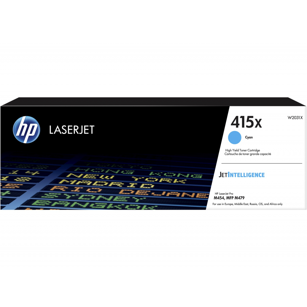 HP Toner-Kartusche JetIntelligence cyan HC (W2031X, 415X)