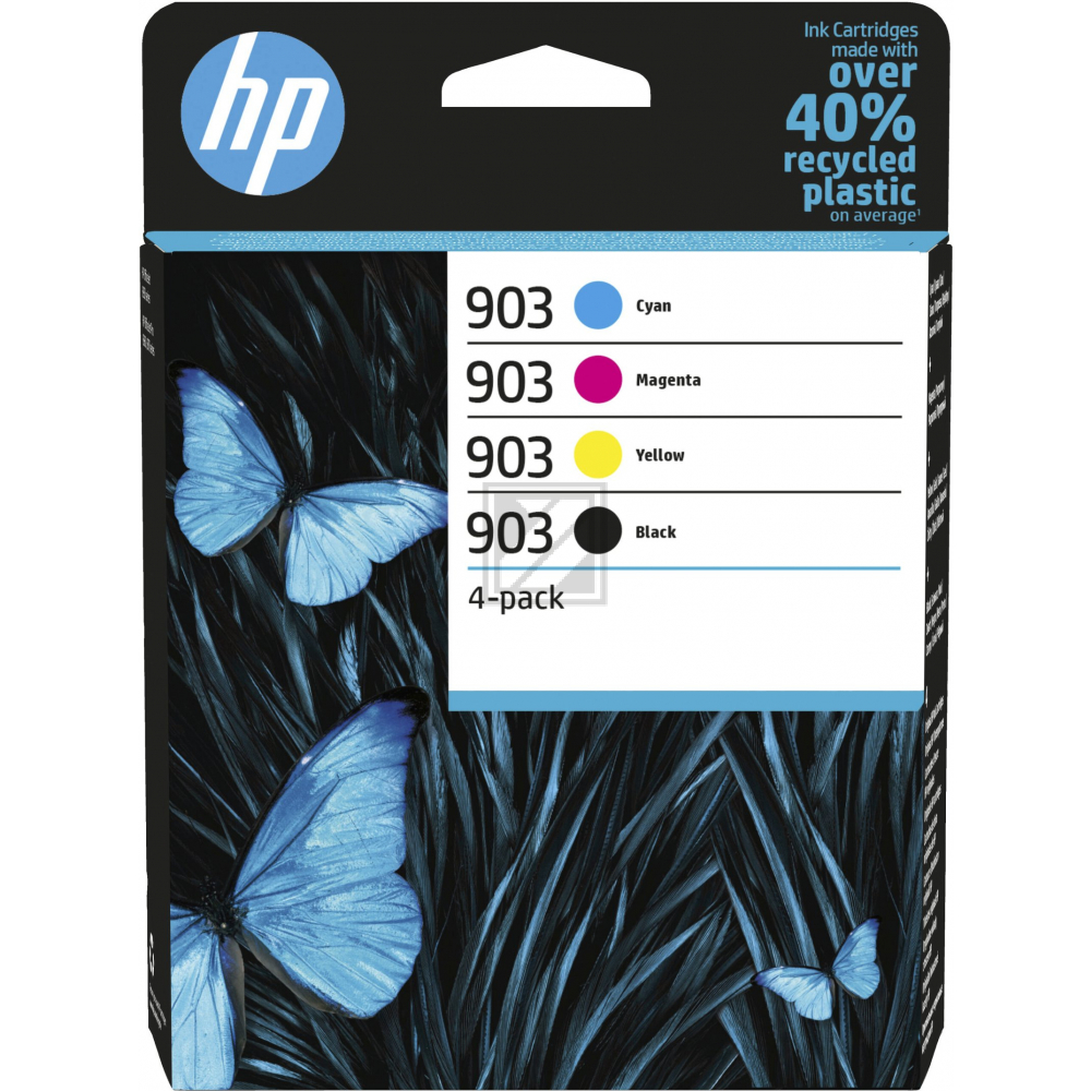 HP Tintenpatrone gelb, magenta, schwarz, cyan (6ZC73AE, 903)