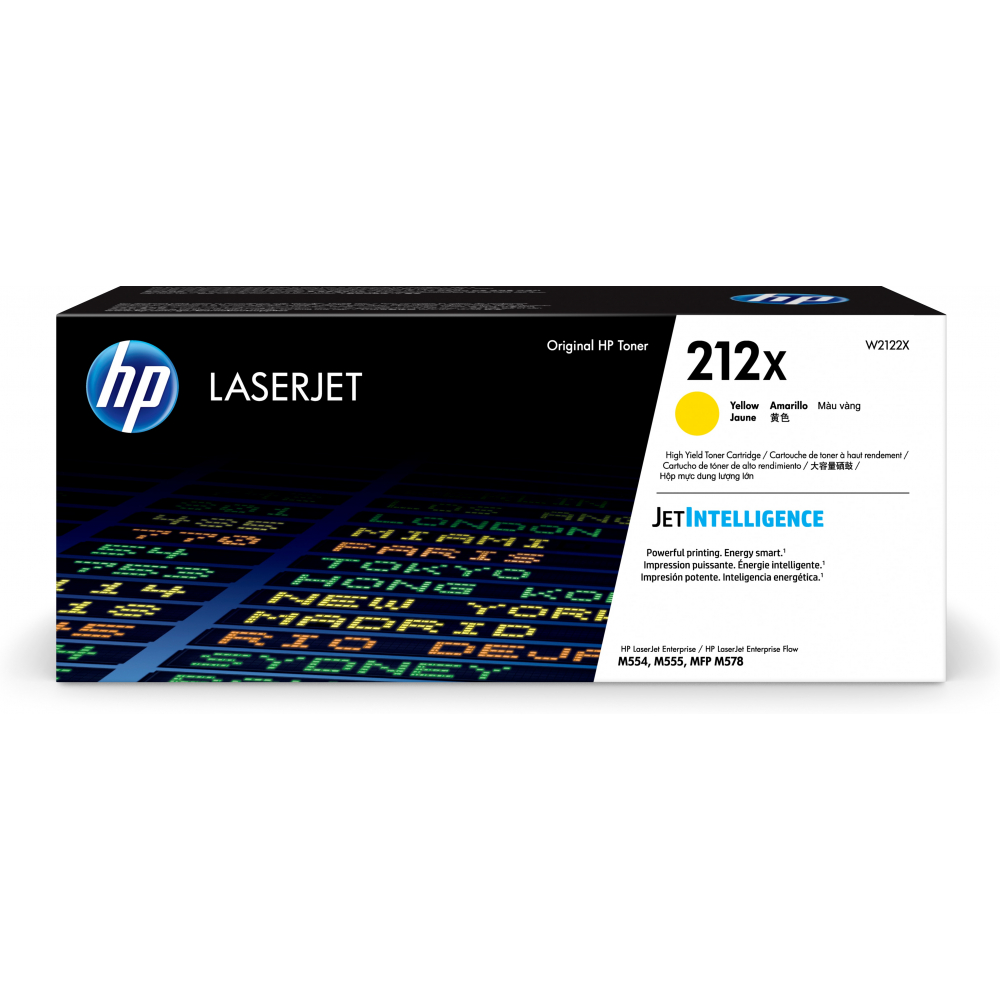 HP Toner-Kartusche gelb HC (W2122X, 212X)