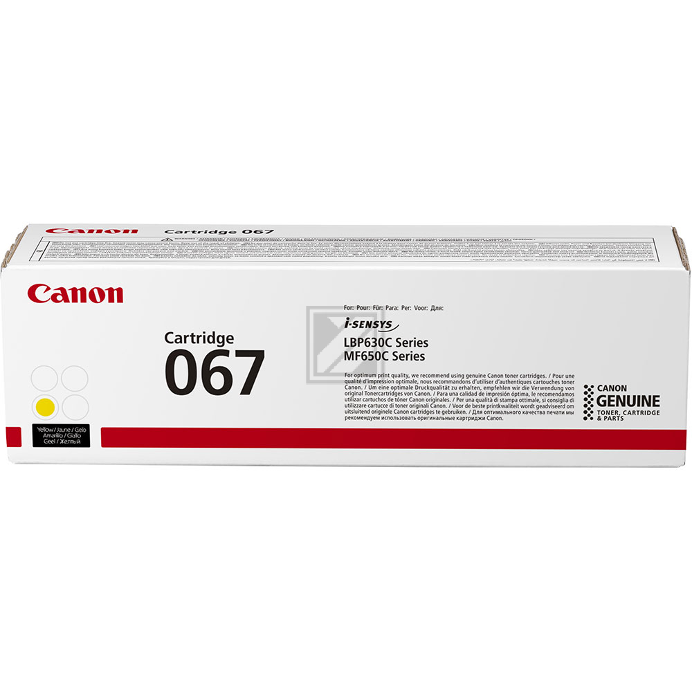 Canon Toner-Kartusche gelb SC (5099C002, 067Y)