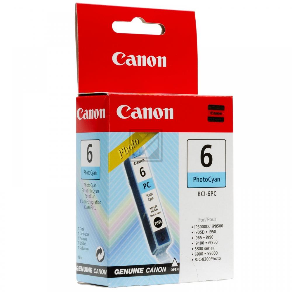 Canon Tintenpatrone photo cyan (4709A002, BCI-6PC)