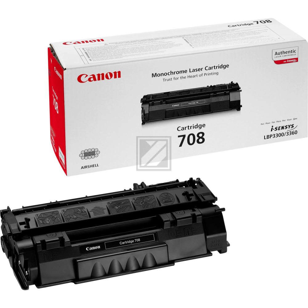 Canon Toner-Kartusche schwarz (0266B002, 708)