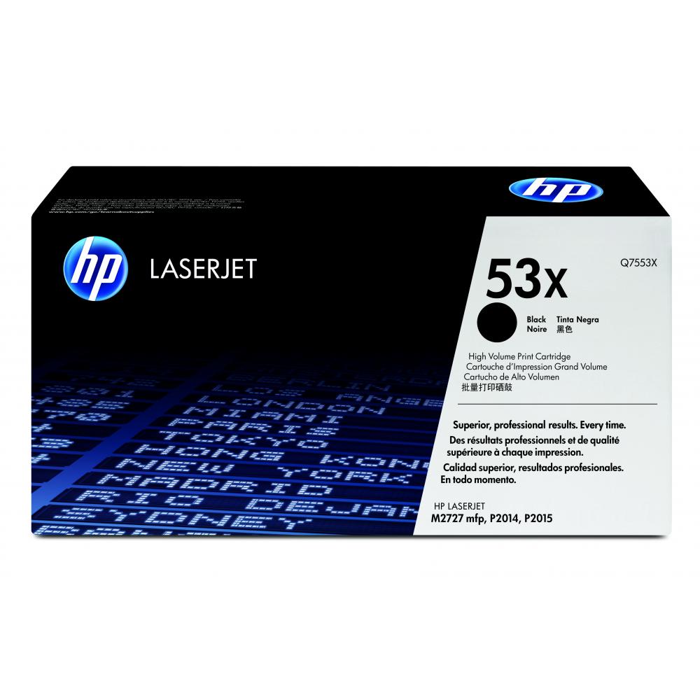 HP Toner-Kartusche schwarz HC (Q7553X, 53X)