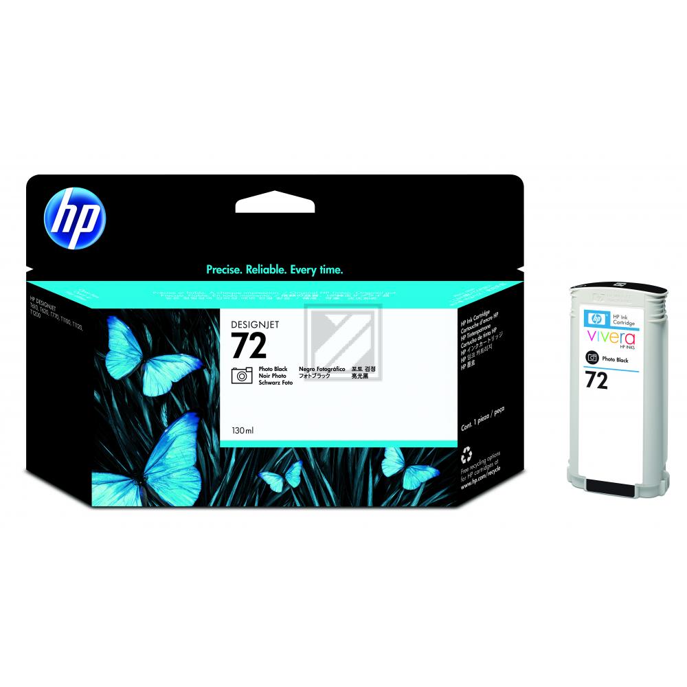 HP Tintenpatrone photo schwarz HC (C9370A, 72)