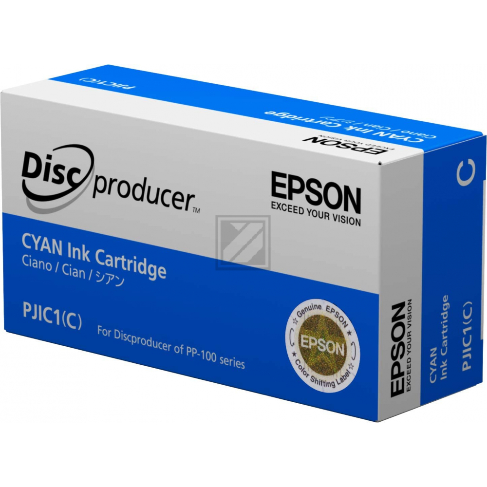 Epson Tintenpatrone (MOQ=10) cyan (C13S020447, PJIC1(C))