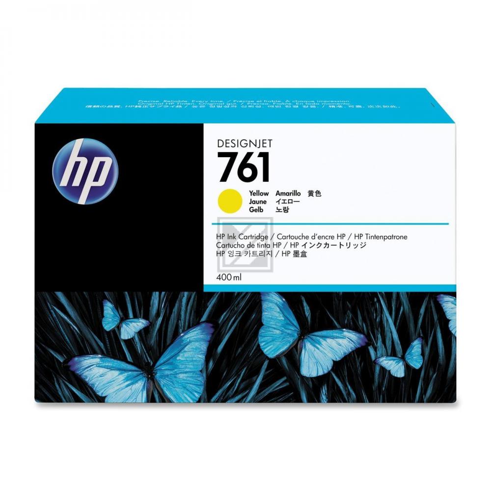 HP Tintenpatrone gelb (CM992A, 761)