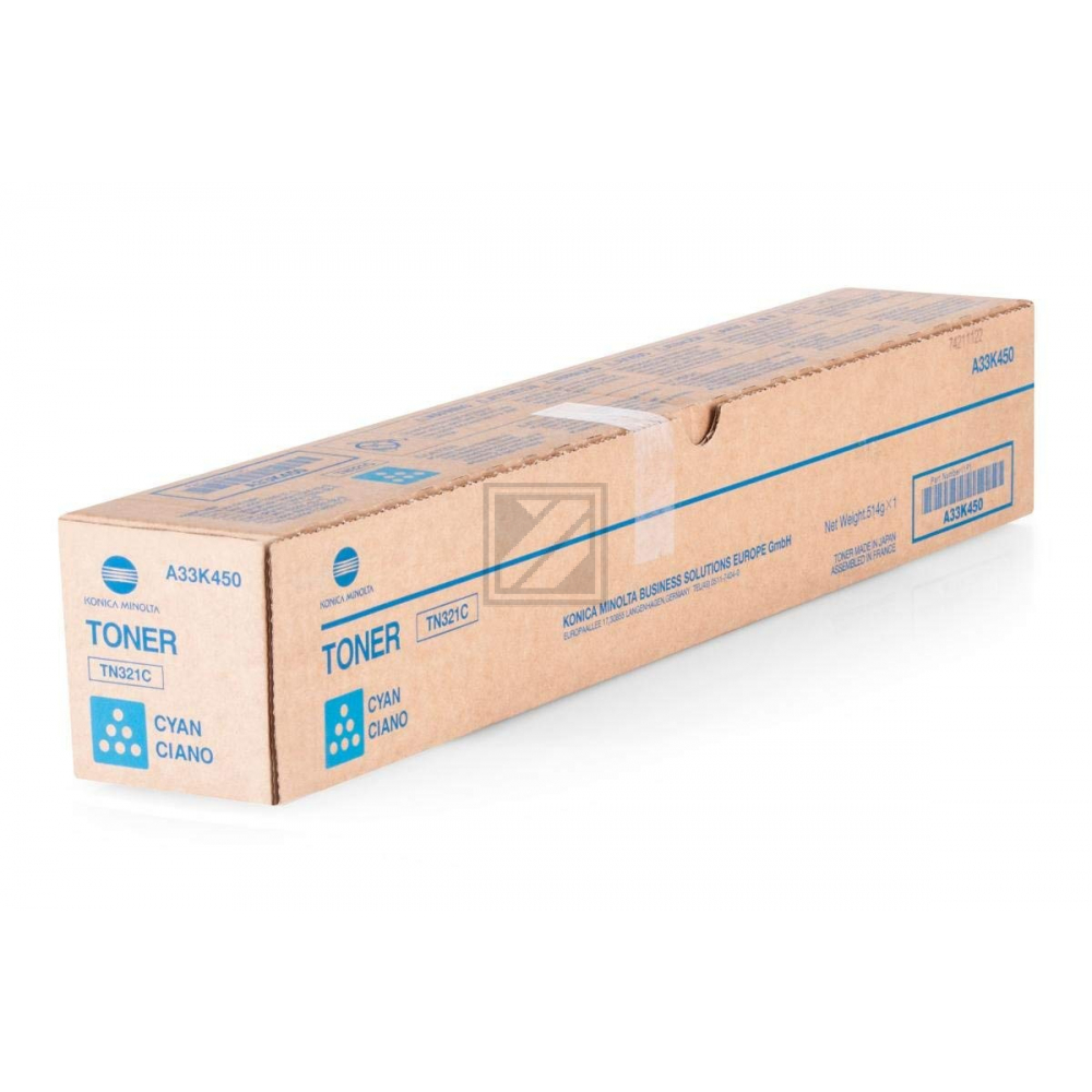 Konica Minolta Toner-Kit cyan HC (A33K450, TN-321C)