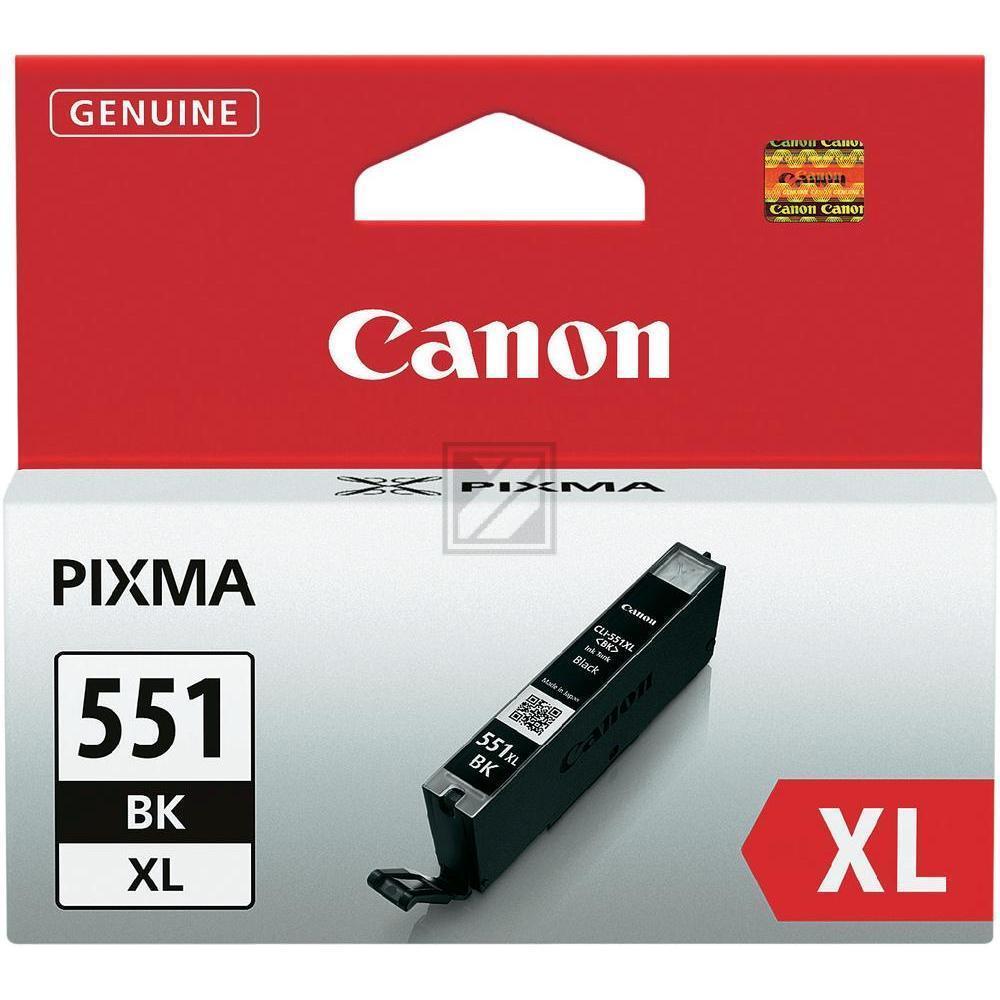 Canon Tintenpatrone schwarz HC (6443B001, CLI-551BKXL)