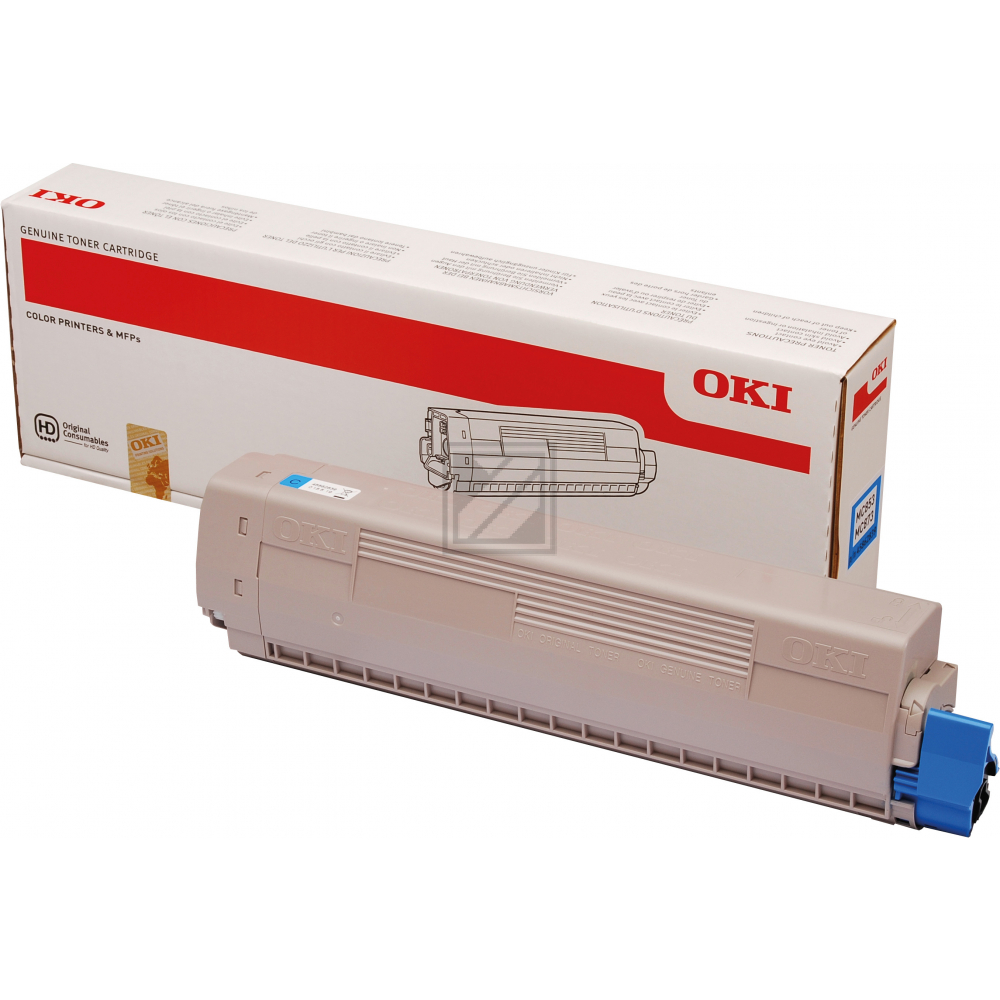 OKI Toner-Kit cyan (45862839)