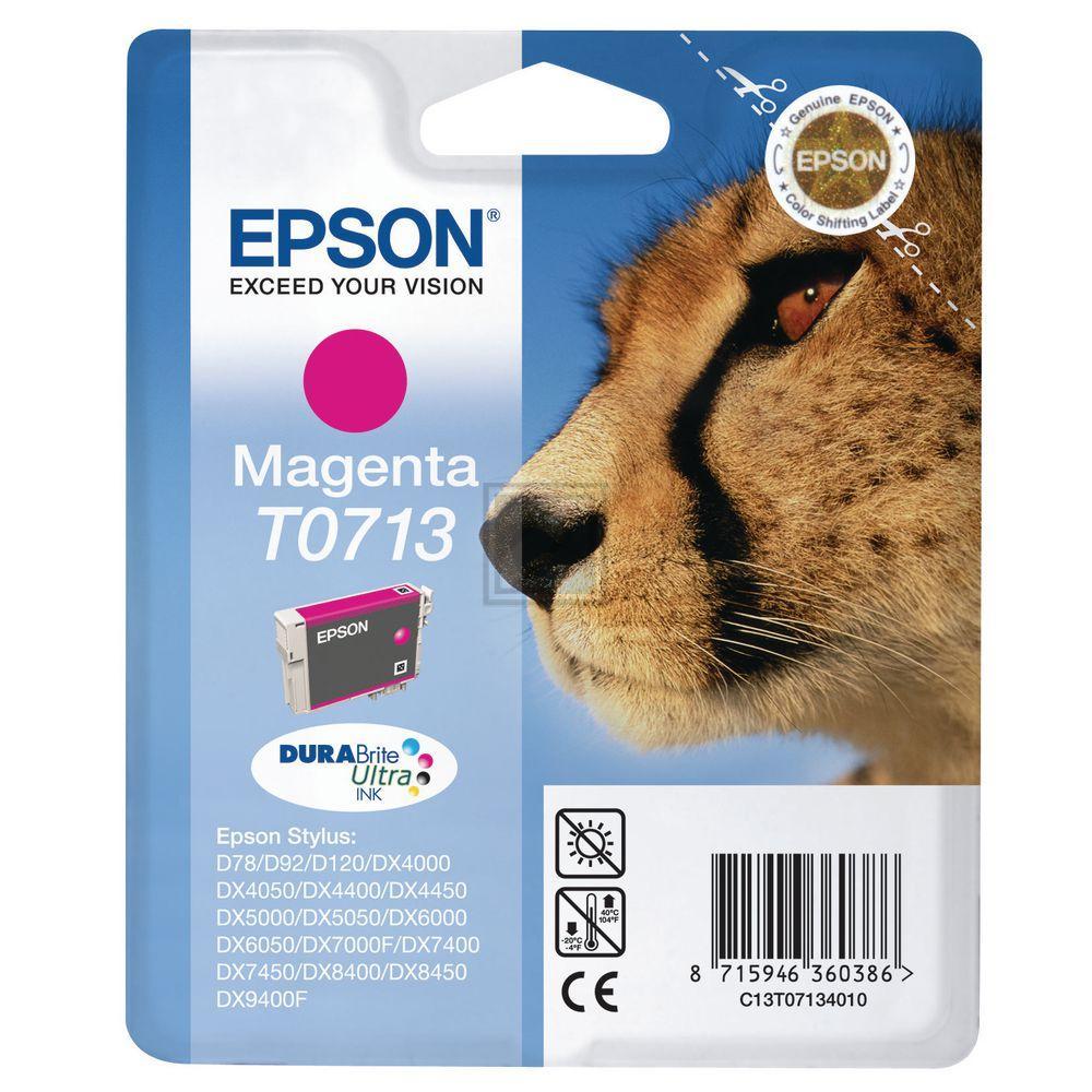Epson Tintenpatrone magenta HC (C13T07134012, T0713)