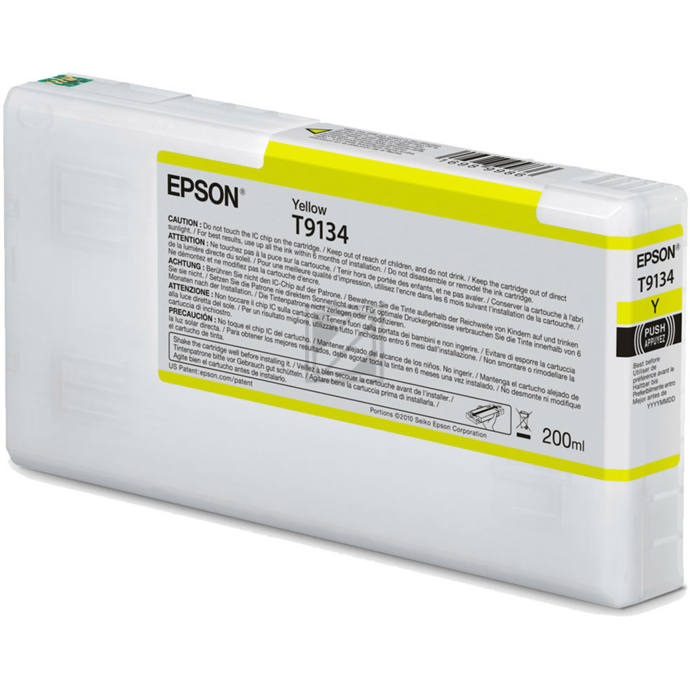 Epson Tintenpatrone gelb (C13T913400, T9134)