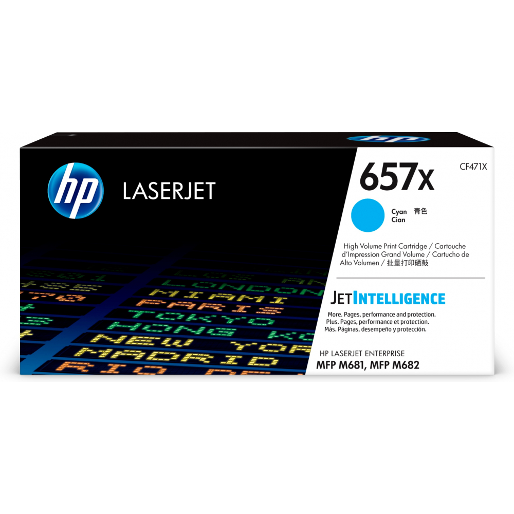 HP Toner-Kartusche cyan (CF471X, 657X)