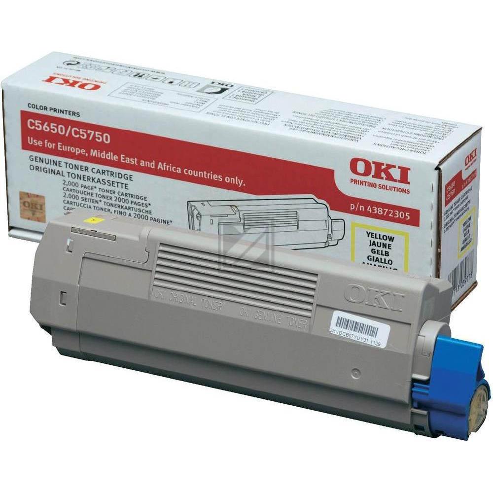 OKI Toner-Kit gelb (43865705)