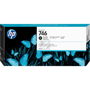 HP Tintenpatrone photo schwarz (P2V82A, 746)