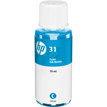 HP Tintennachfüllfläschchen cyan (1VU26AE, 31)