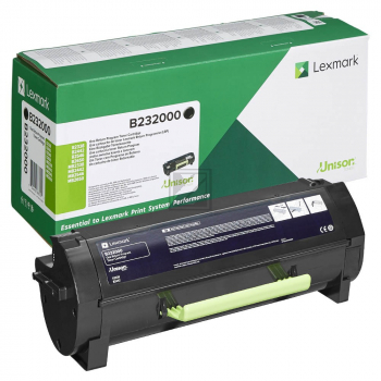 Lexmark Toner-Kit Return Program schwarz (B232000)