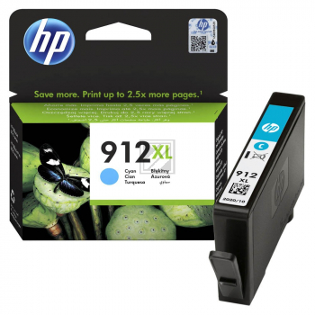 HP Tintenpatrone cyan HC (3YL81AE#BGX, 912XL)