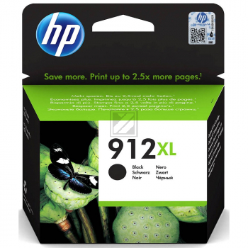 HP Tintenpatrone schwarz HC (3YL84AE, 912XL)