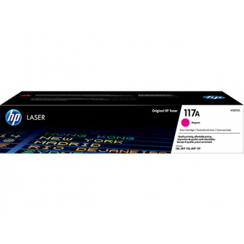 HP Toner-Kit magenta (W2073A, 117A) Qualitätsstufe: A Verpackung: Schwarz Weiß