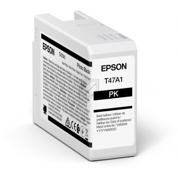 Epson Tintenpatrone photo schwarz (C13T47A100, T47A1)