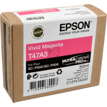 Epson Tintenpatrone magenta (C13T47A300, T47A3)