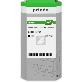 Prindo Tintenpatrone schwarz HC plus (PRIET2791G) ersetzt T2791