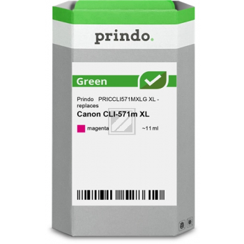 Prindo Tintenpatrone (Green) magenta HC (PRICCLI571MXLG) ersetzt CLI-571XLM